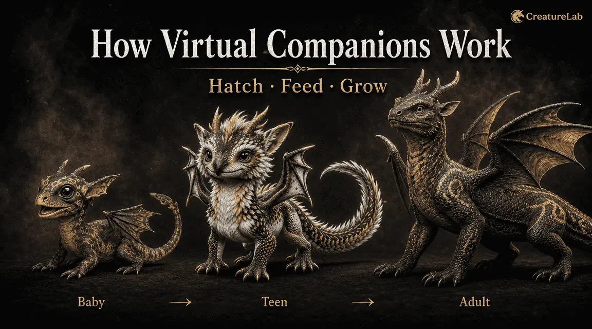 How Virtual Companions Work: Hatching, Feeding, and Growing Your Creature