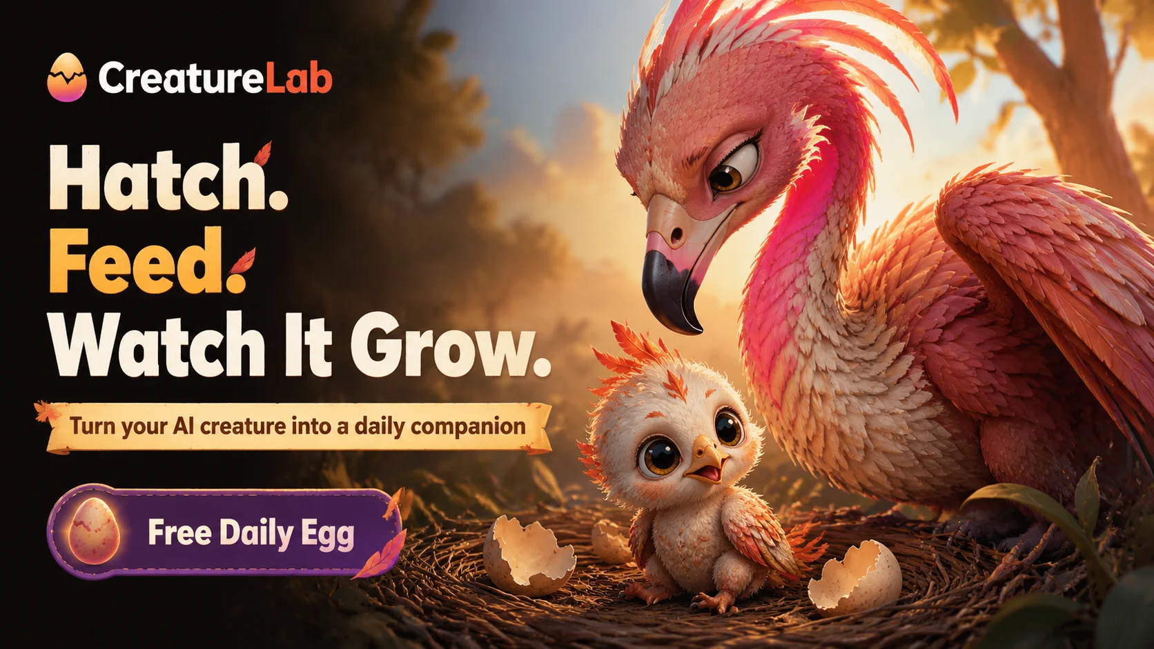 Turn your AI creature into a daily companion