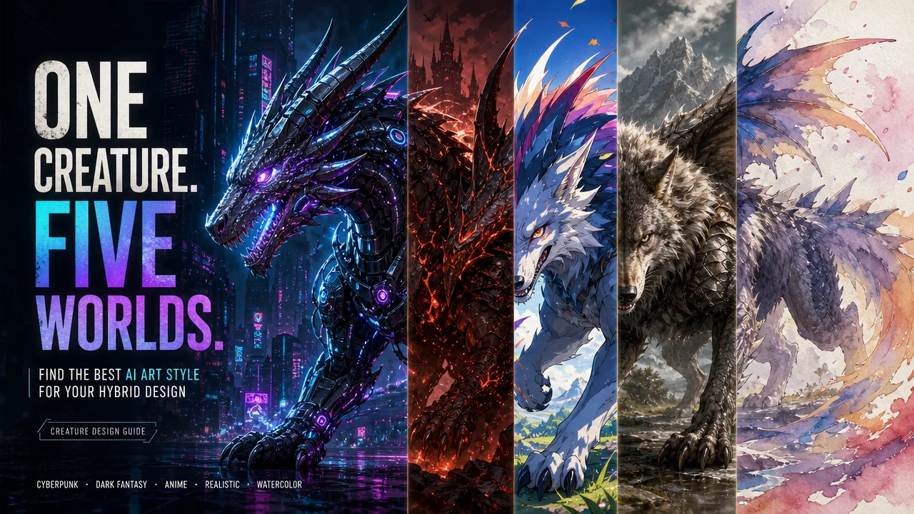 Best AI Art Styles for Creature Design: A Complete Guide