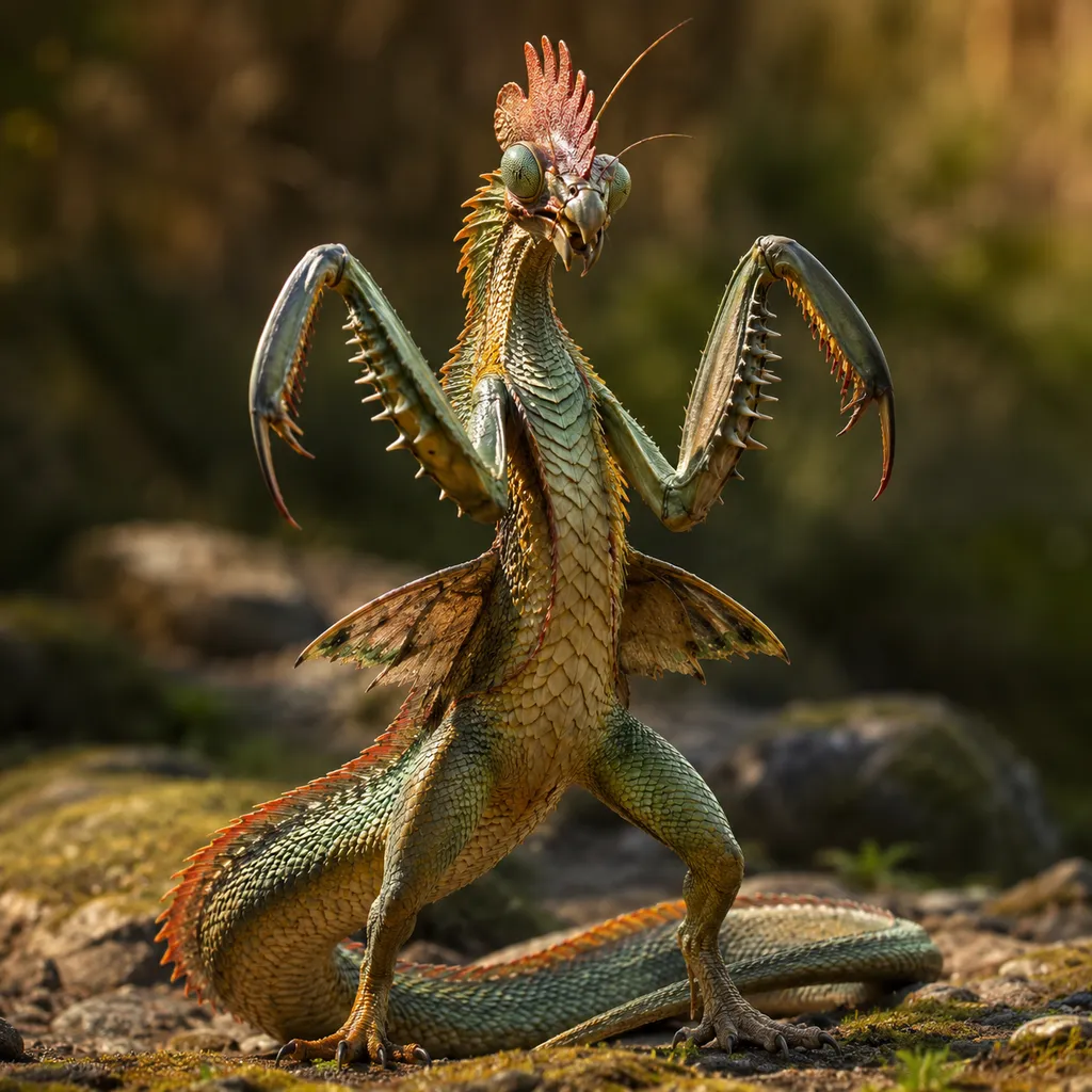 Praying Mantis x Basilisk