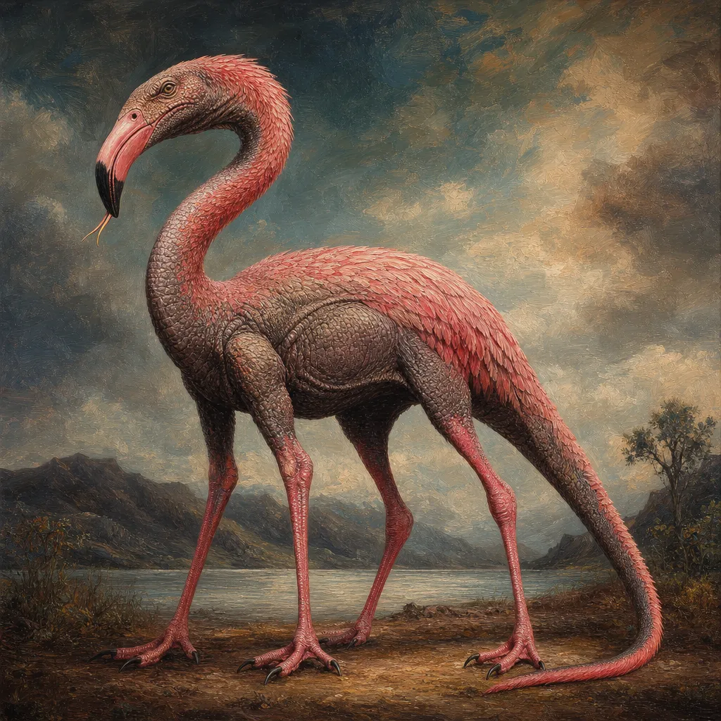 Komodo Dragon x Flamingo