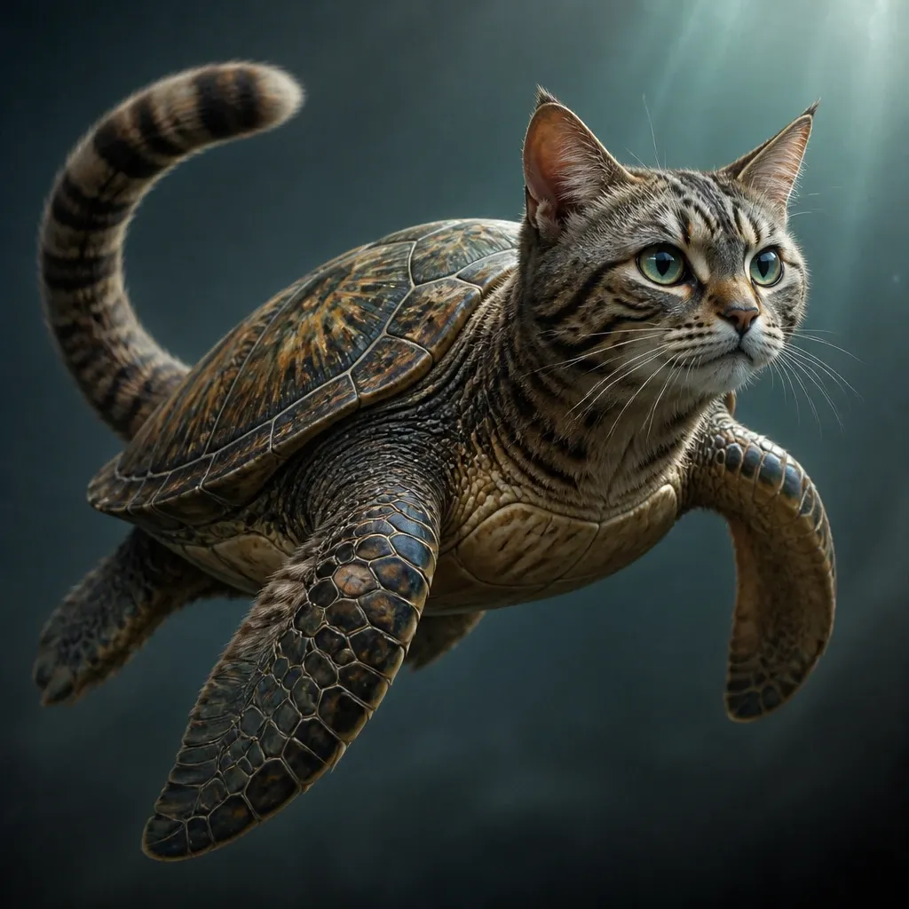 Sea Turtle x Cat